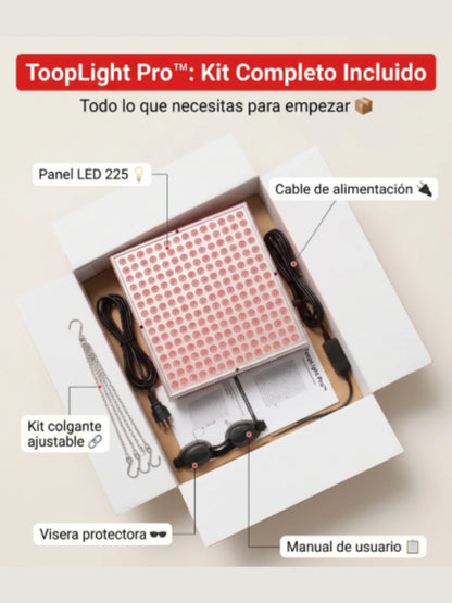 ToopLight Pro™ — Panel de Terapia de Luz Roja 225 LED